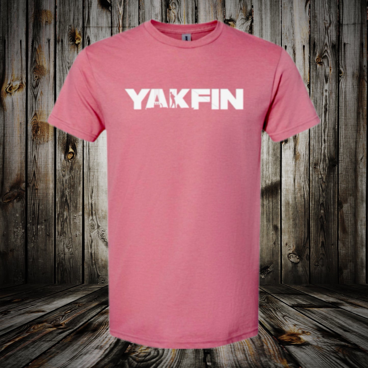 YakFin Logo T-Shirt - Rose Pink