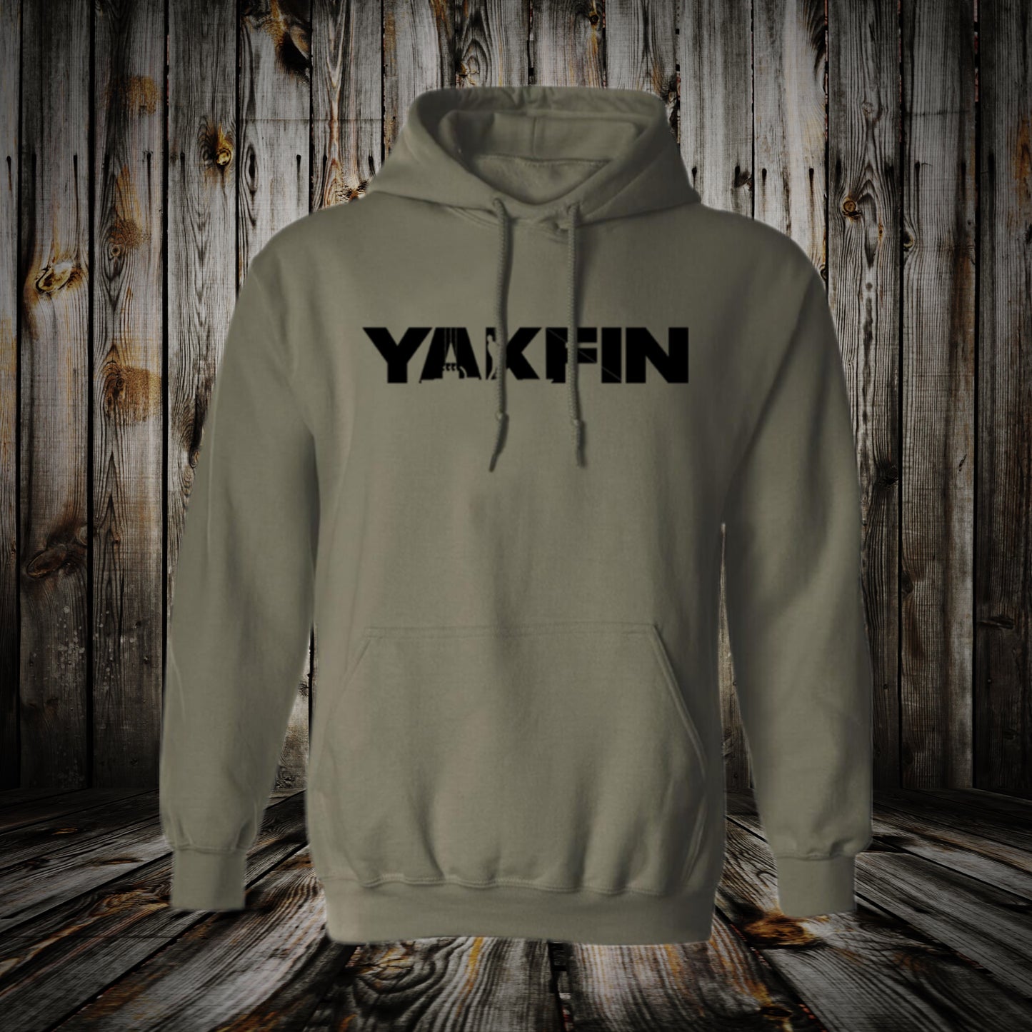 YakFin Logo Hoodie - Green